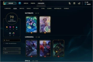 Conta Ouro IV na Flex e na Solo duo. - League of Legends LOL