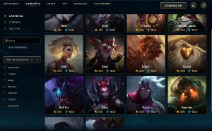 Unranked com TODOS os champs e 211 Skins ( Nivel 500 ) - League of Legends LOL