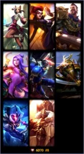 Conta League Of Legends - Ouro 5 - 44 Campeoes + 7 Skins LOL