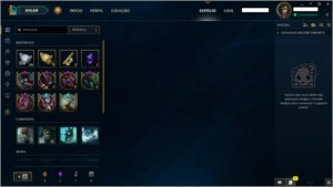 Conta League Of Legends - Ouro 5 - 44 Campeoes + 7 Skins LOL