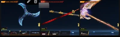 Conta Blood Strike 10 Evos + Deluxe + Eternas