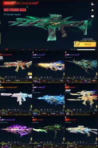 Conta Blood Strike 10 Evos + Deluxe + Eternas