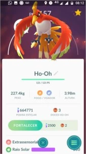 Conta Pokémon Go Lv 32 Time Amarelo - Cães Lendários + Ho+Oh