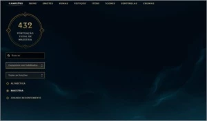 conta de lol - League of Legends