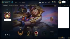 Conta League of Legends Gold IV 473 Skins LOL