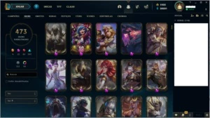 Conta League of Legends Gold IV 473 Skins LOL
