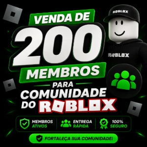 Membros para comunidade roblox barato
