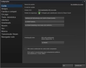 Steam com CS:GO Patente Águia Lendária e 167 Conquistas - Counter Strike