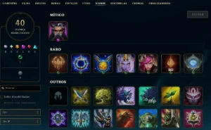 Conta LoL com skin prestígio - League of Legends