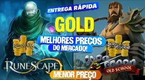 GOLD OURO OLD SCHOOL RUNESCAPE E RUNESCAPE 3 MENOR PREÇO!