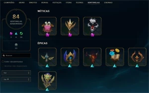 Conta League of Legends 1065+ skins muito conteúdo +TFT LOL