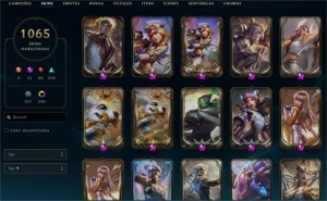 Conta League of Legends 1065+ skins muito conteúdo +TFT LOL