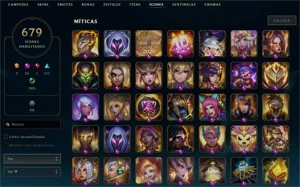 Conta League of Legends 1065+ skins muito conteúdo +TFT LOL