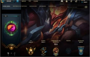CONTA NVL433 TODOS OS CHAMPS 176SKINS - League of Legends LOL