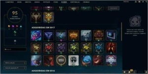 Conta nível 72 - 1 ano sem uso - League of Legends LOL