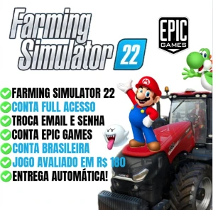 Conta Epic + Farming Simulator + Entrega Automática