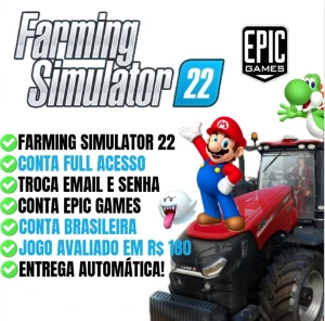 Conta Epic + Farming Simulator + Entrega Automática - Epic Games