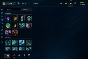 Conta platina 1 mmr buffado - League of Legends LOL