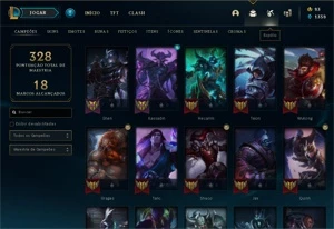 Conta platina 1 mmr buffado - League of Legends LOL