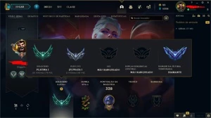Conta platina 1 mmr buffado - League of Legends LOL