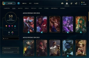 Conta platina 1 mmr buffado - League of Legends LOL
