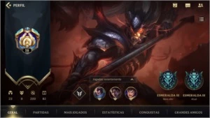 ESMERALDA III 61% WIN RATE + 10 SKINS + 23 CAMPEÕES + PASSE - League of Legends: Wild Rift LOL WR