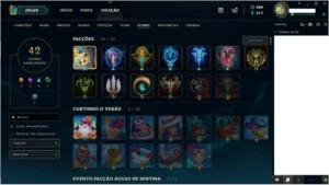 Conta Lv 10 + 400RP + Skin - League of Legends LOL
