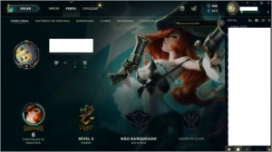 Conta Lv 10 + 400RP + Skin - League of Legends LOL