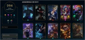 Conta Diamante 2 - 294 skins - League of Legends LOL