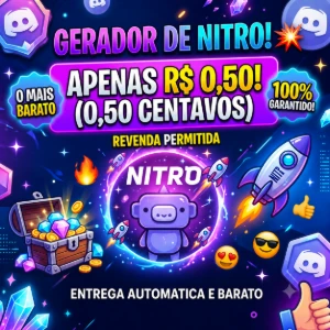 Gerador De Nitro Discord (O Mais Barato)