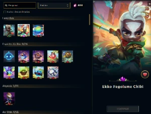 Conta Mono Ekko com 300k de maestria borda True Damage - League of Legends LOL