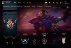 CONTA DE LOL PLATINA 4 (SMURF BARATINHA) - League of Legends