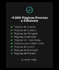 +1.000 Páginas de vendas de Alta conversão! - Outros
