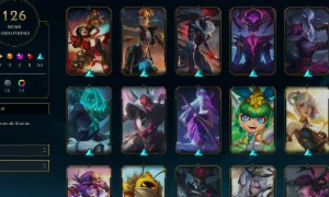 Conta Lol 100% Segura Full Acesso | 126 Skins | Nvl 338 | - League of Legends
