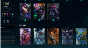 Conta Lol 100% Segura Full Acesso | 126 Skins | Nvl 338 | - League of Legends
