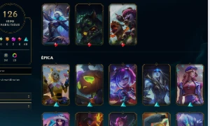Conta Lol 100% Segura Full Acesso | 126 Skins | Nvl 338 | - League of Legends
