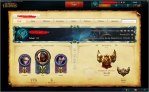 CONTA LOL GOLD III (S6 PLAT IV) PROMOÇÃO 2017 - League of Legends