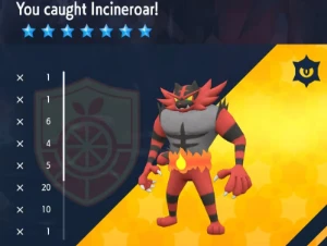 Incineroar 6 IVs Legítimo do evento- Pokémon Scarlet Violet