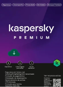  Kaspersky Premium  1 ano P/ 5 dispositvos   envio na hora  - Softwares e Licenças