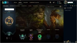 Vendo Conta Platina 4 / Honra 4 / Com 142 Skins - League of Legends LOL