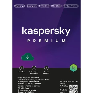 Kaspersky Antivírus Premium, 5 dispositivos, 12 meses - Outros