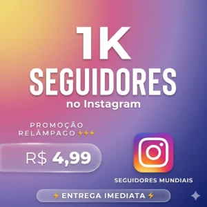 🚀 1.000 Seguidores no Instagram por apenas R$4,99! 🏆 - Redes Sociais