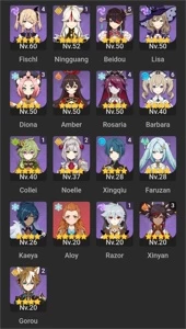 Cyno+Yoimiya+Ayato+Mona+Keqing - Genshin Impact