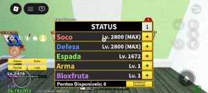 Conta do blox fruits - Blade and Soul BaS