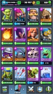CONTA CLASH ROYALE COM EMAIL: lvl 10 - Arena 9 - 600 gemas
