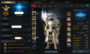 Conta Lost Ark - Main Zerker +20 100% Quality - Striker +20