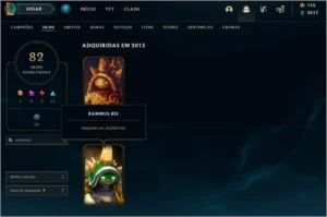 Conta Challenger Flex com Rammus Rei e Riven S2 - League of Legends LOL