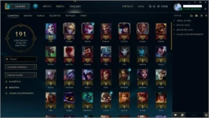 CONTA DE LEAGUE OF LEGENDS LOL