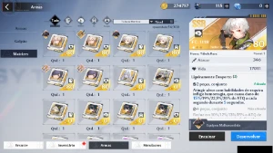 Conta nivel 82, Lin c2, Saki fuwa c1 e alyss. Diversas t5 - Tower of Fantasy