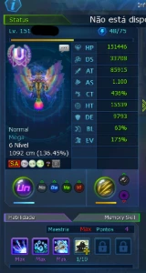 Conta Ladmo/Omegamon - 5 Rank U - Digimon Masters Online